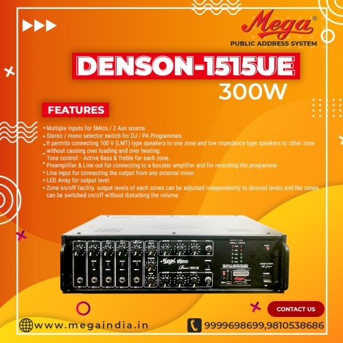 Denson 1515ue  High power mixer Amplifier